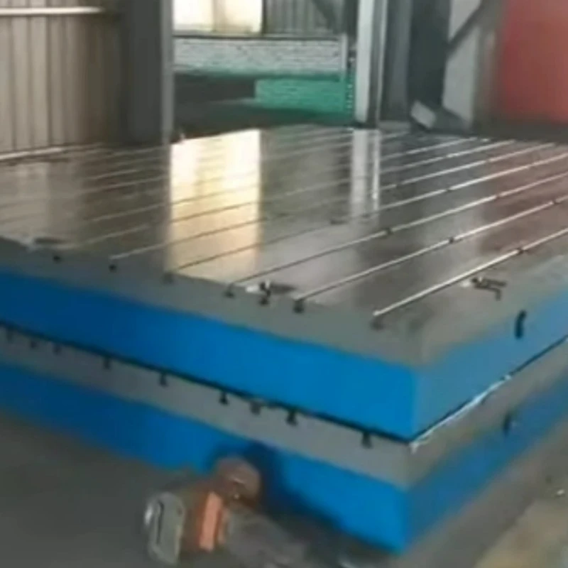 Tampilan produk jadi dari platform slot T cor Iron